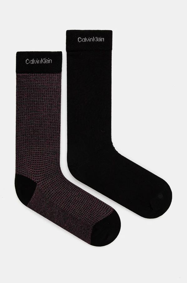 Calvin Klein Čarape Calvin Klein 2-pack za muškarce, boja: crna, 701230620