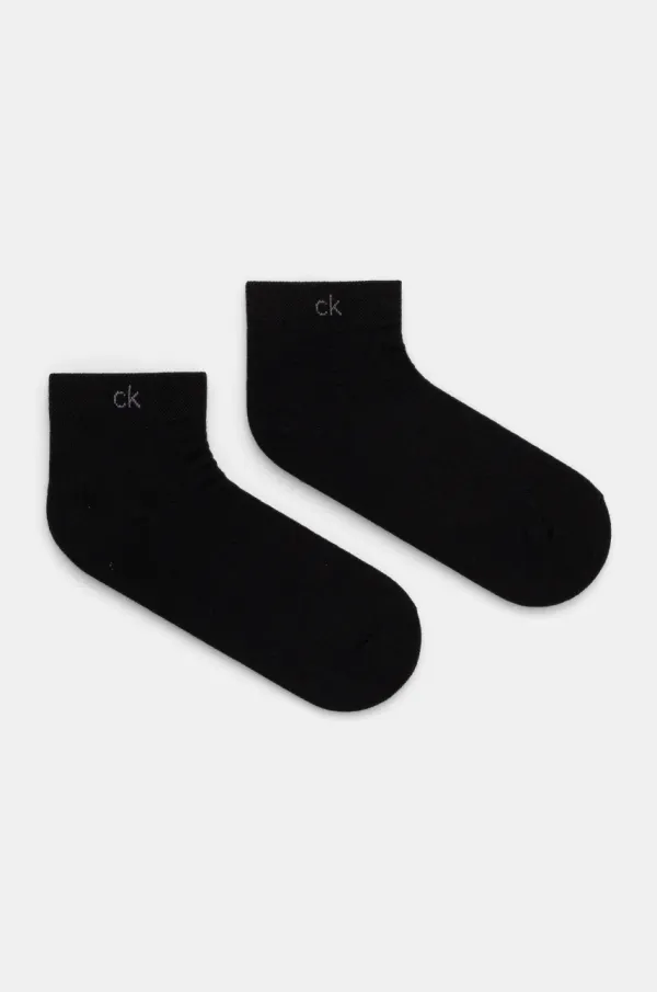Calvin Klein Čarape Calvin Klein 2-pack za muškarce, boja: crna, 701231369