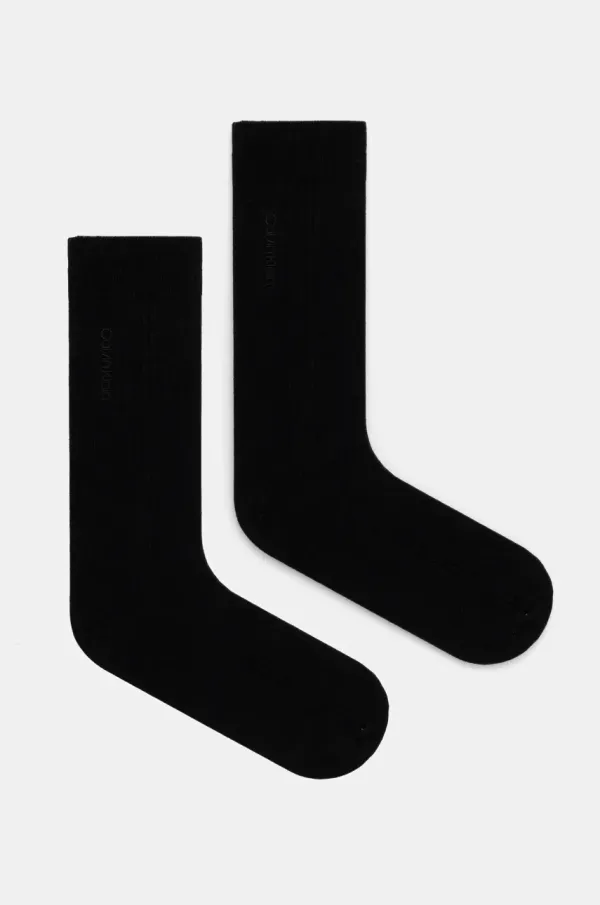 Calvin Klein Čarape Calvin Klein 2-pack za muškarce, boja: crna, 701232089