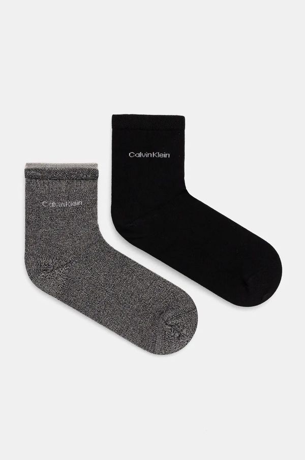 Calvin Klein Čarape Calvin Klein 2-pack za žene, boja: crna, 701229452