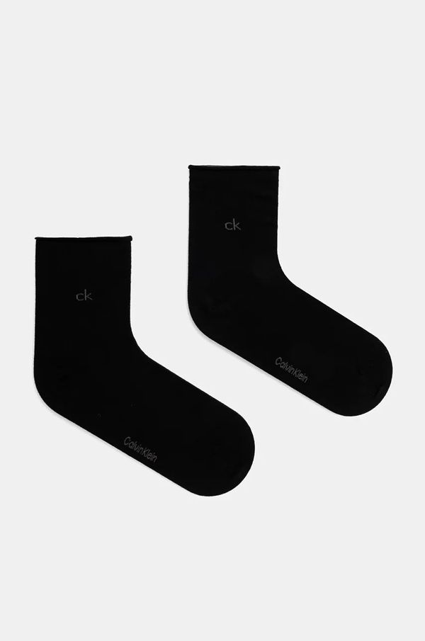 Calvin Klein Čarape Calvin Klein 2-pack za žene, boja: crna, 701229681