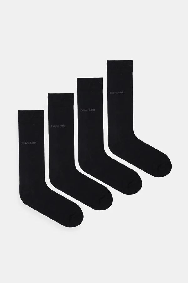 Calvin Klein Čarape Calvin Klein 4-pack za muškarce, boja: crna, 701229429