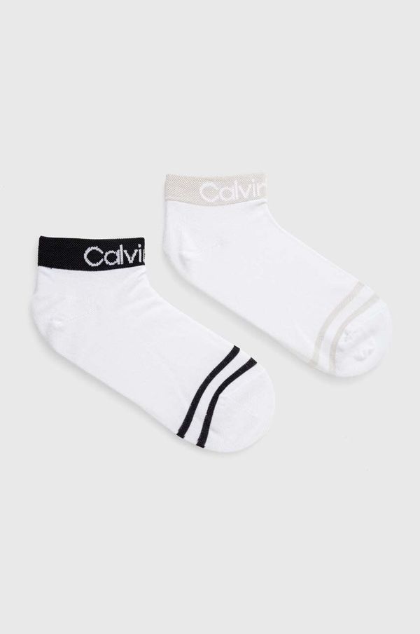 Calvin Klein Čarape Calvin Klein 4-pack za žene, boja: bijela, 701220511