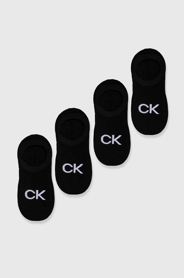 Calvin Klein Čarape Calvin Klein 4-pack za žene, boja: crna, 701220509