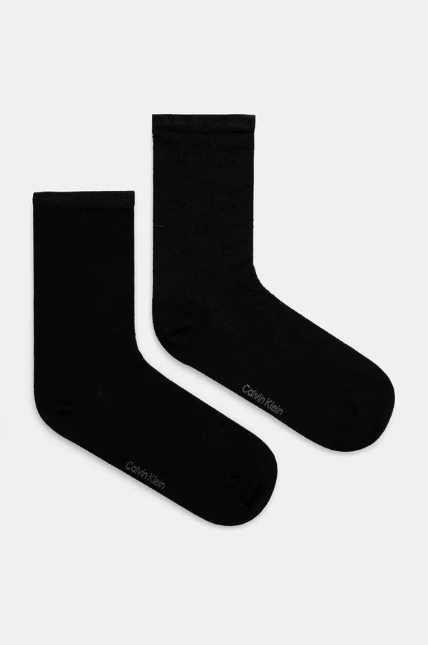 Calvin Klein Čarape Calvin Klein 4-pack za žene, boja: crna, 701229441