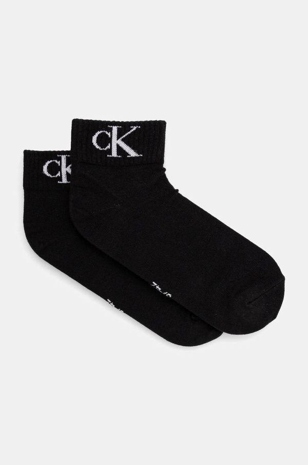 Calvin Klein Jeans Čarape Calvin Klein Jeans 2-pack za žene, boja: crna, 701228813