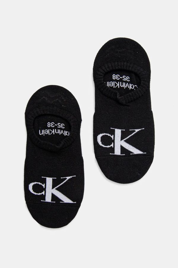 Calvin Klein Jeans Čarape Calvin Klein Jeans 2-pack za žene, boja: crna, 701228817