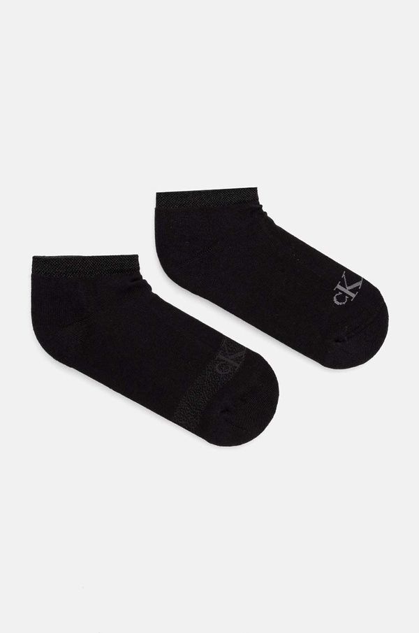 Calvin Klein Jeans Čarape Calvin Klein Jeans 2-pack za žene, boja: crna, 701230600