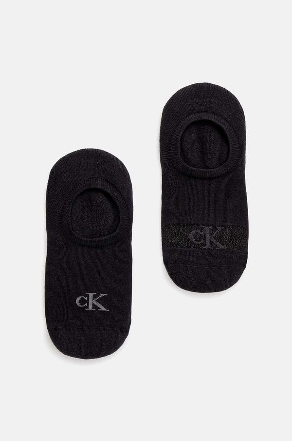 Calvin Klein Jeans Čarape Calvin Klein Jeans 2-pack za žene, boja: crna, 701230601