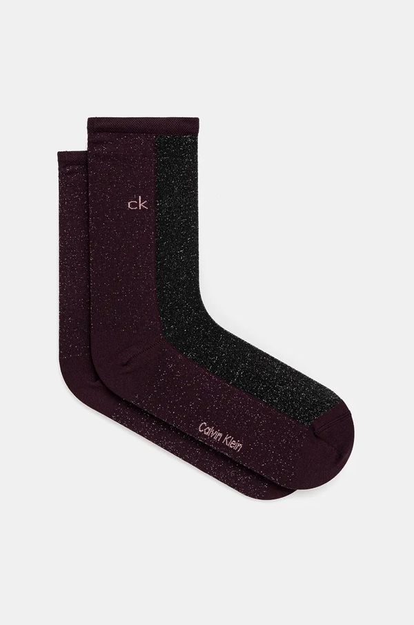 Calvin Klein Čarape Calvin Klein za žene, boja: ljubičasta, 701229445