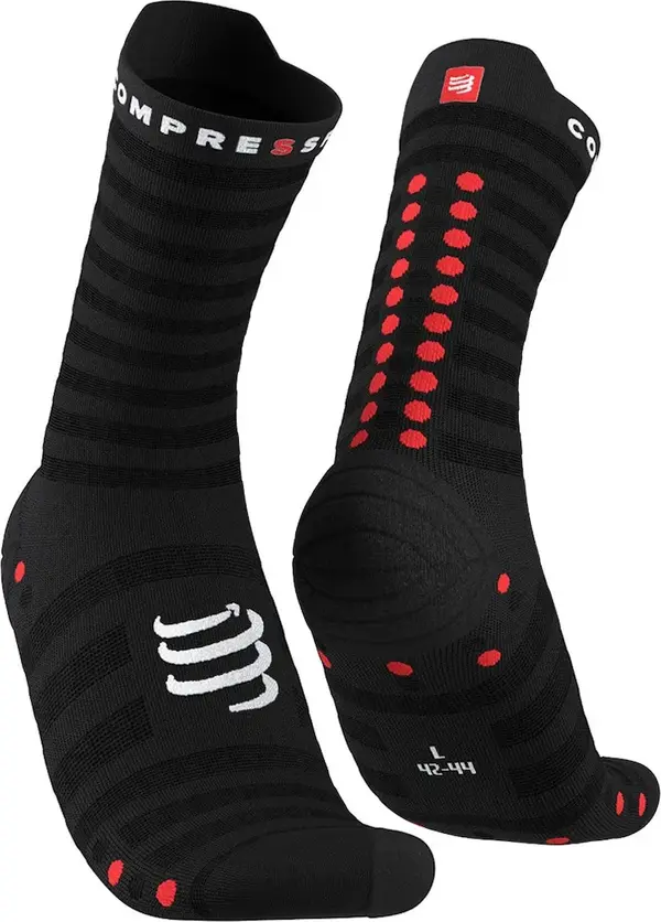 Compressport Čarape Compressport Pro Racing Socks v4.0 Ultralight Run High - White/Alloy