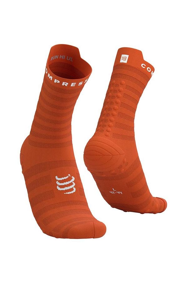 Compressport Čarape Compressport Pro Racing Socks v4.0 Ultralight Run High - White/Alloy XU00050B