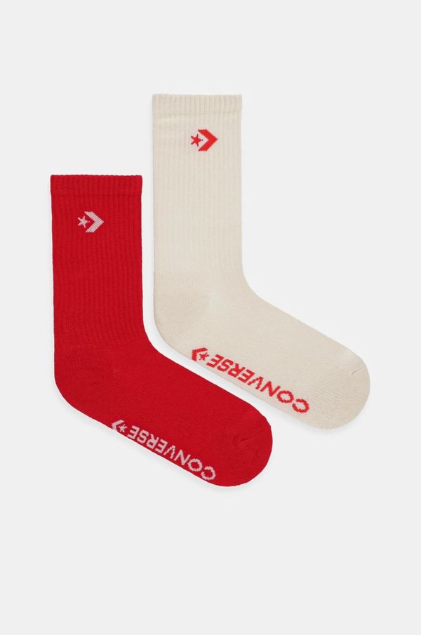 Converse Čarape Converse 2-pack boja: bež, E1308D-2009