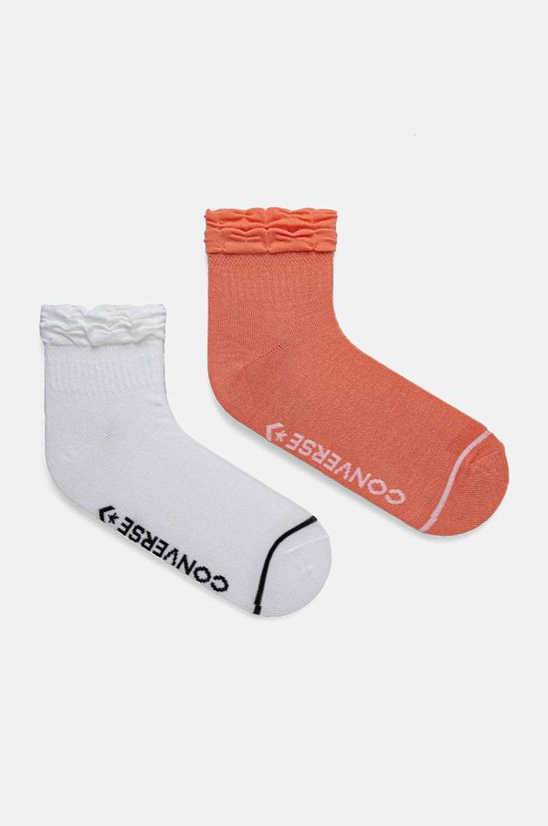 Converse Čarape Converse 2-pack za žene, boja: bijela, E1306W-2001