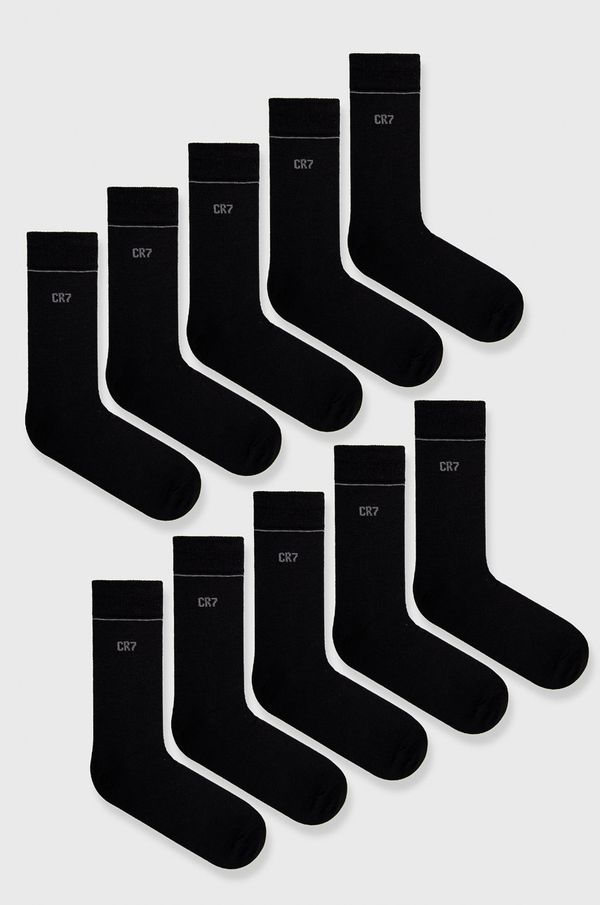 CR7 Čarape CR7 Cristiano Ronaldo (10-pack) boja: crna