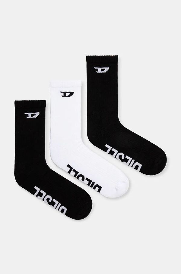 Diesel Čarape Diesel SKM-D-CREW-SPORT-SOCKS 3-pack za muškarce, A15406.0LKBJ