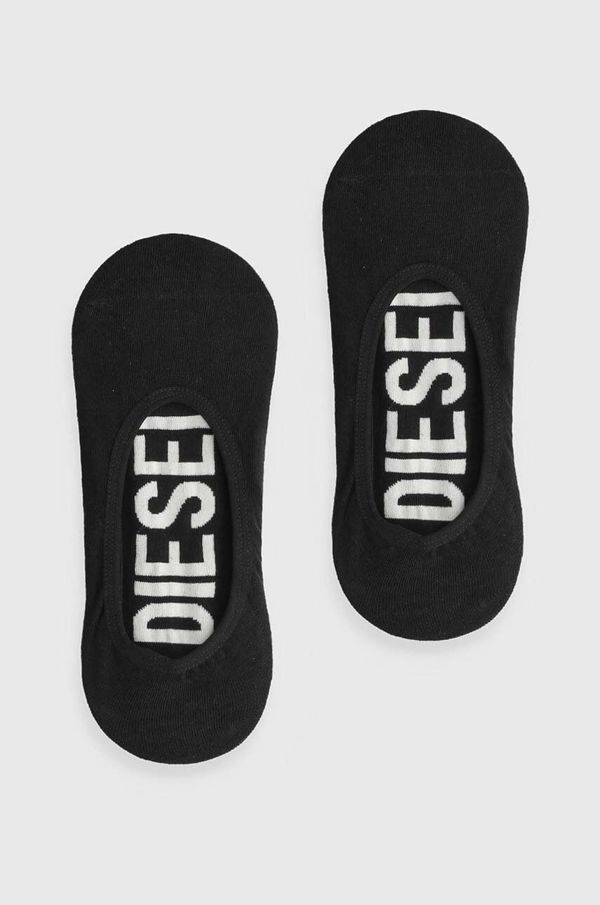 Diesel Čarape Diesel SKM-HIDEPAT-TWOPACK SOCKS 2PACK 2-pack za muškarce, boja: crna, 00S0MG.0IQAS