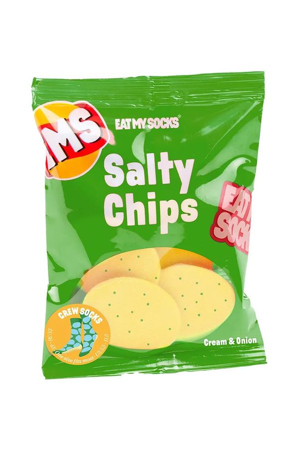 Eat My Socks Čarape Eat My Socks Salty Chips Green
