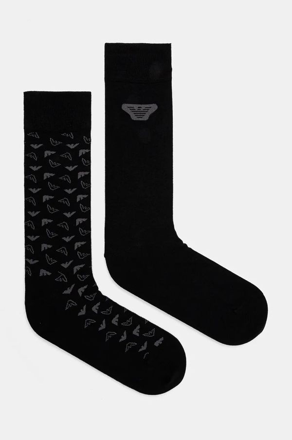 Emporio Armani Underwear Čarape Emporio Armani Underwear 2-pack za muškarce, boja: crna, 302302 4F280