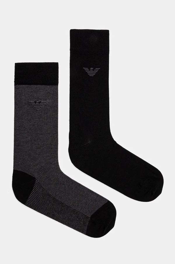 Emporio Armani Underwear Čarape Emporio Armani Underwear 2-pack za muškarce, boja: crna, 302302 4F295