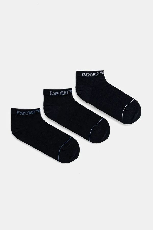 Emporio Armani Underwear Čarape Emporio Armani Underwear 3-pack za muškarce, boja: tamno plava, EM000550 AF12276