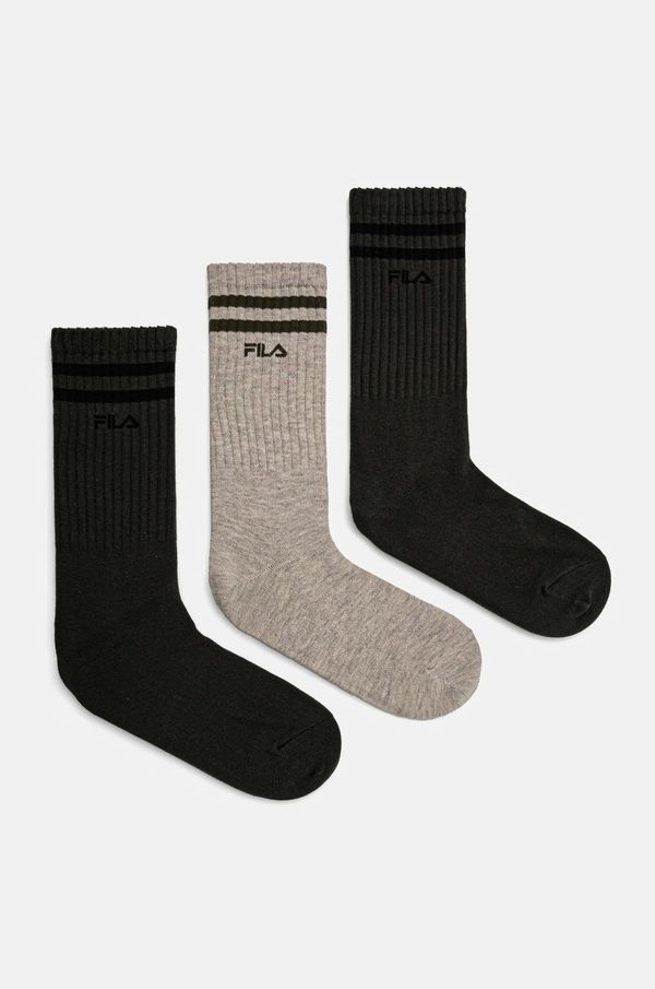 Fila Čarape Fila 3-pack za muškarce, boja: zelena, F5603