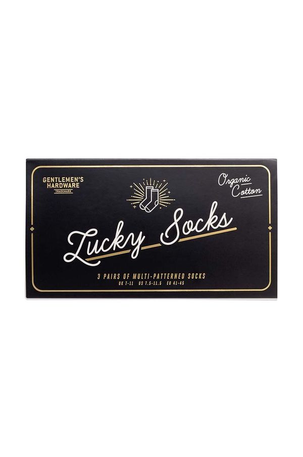 Gentlemen's Hardware Čarape Gentlemen's Hardware Lucky Socks 3-pack