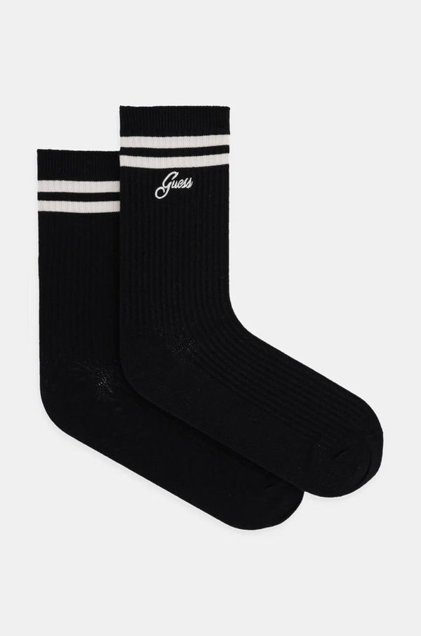 Guess Čarape Guess COLLEGE za žene, boja: crna, V5RZ04 Z3LH0