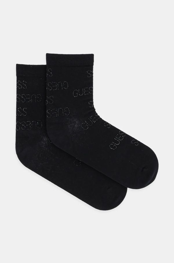 Guess Čarape Guess za žene, boja: crna, O5RY00 KBZU0