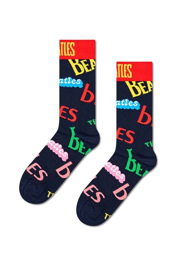 Happy Socks Čarape Happy Socks Beatles In The Name Of Sock boja: tamno plava, BEA01-6504