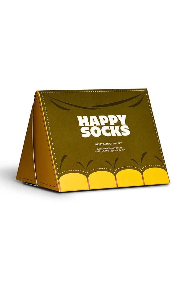Happy Socks Čarape Happy Socks Happy Camper Socks 3-pack