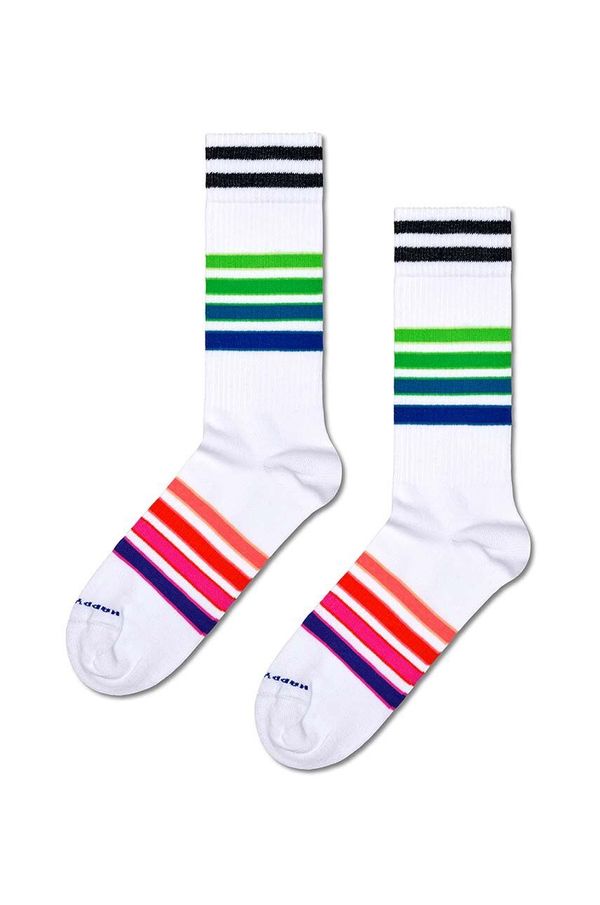 Happy Socks Čarape Happy Socks Street Stripe Sneaker Sock boja: bijela, P000708