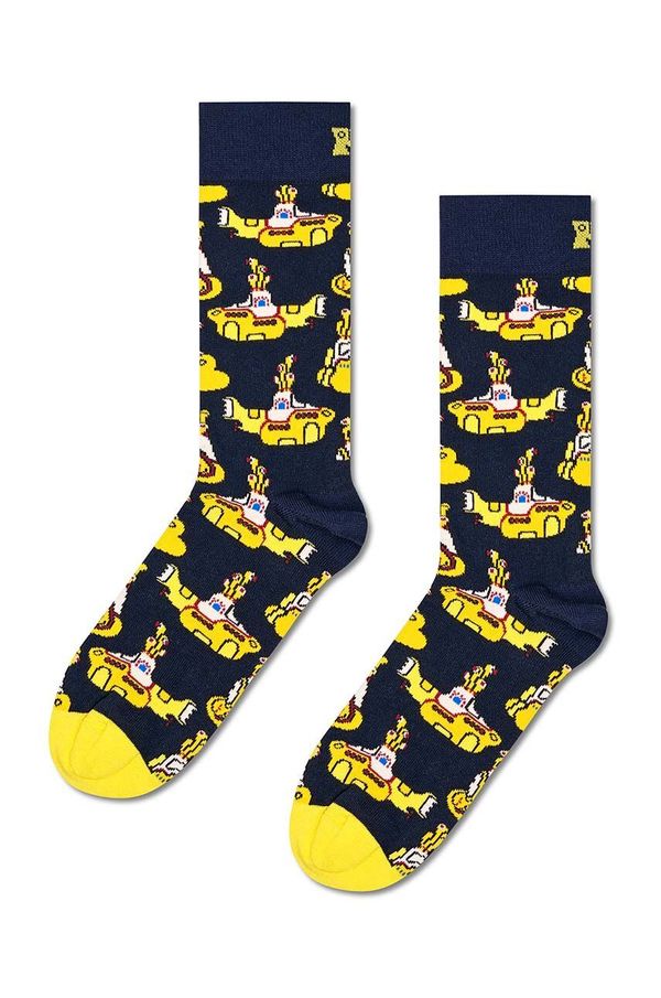 Happy Socks Čarape Happy Socks Yellow Submarine Sock boja: tamno plava, BEA01-6000
