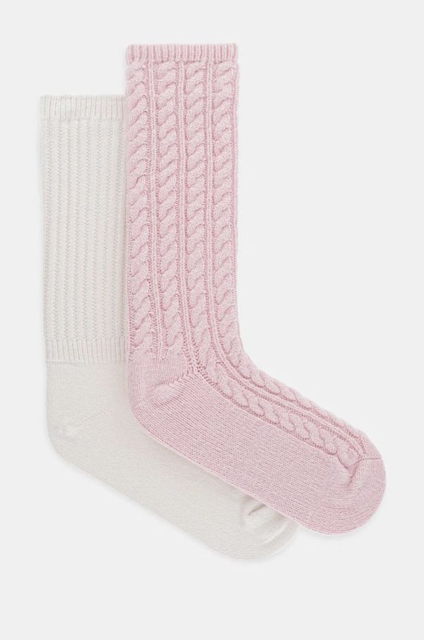 Hollister Co. Čarape Hollister Co. 2-pack za žene, boja: ružičasta, KI354-4038