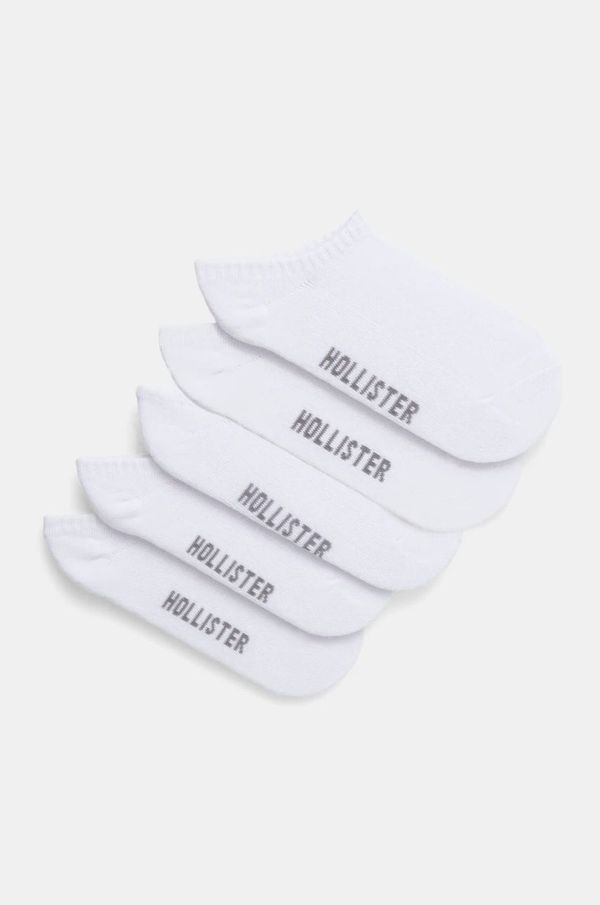 Hollister Co. Čarape Hollister Co. 5-pack za muškarce, boja: bijela, KI312-4001