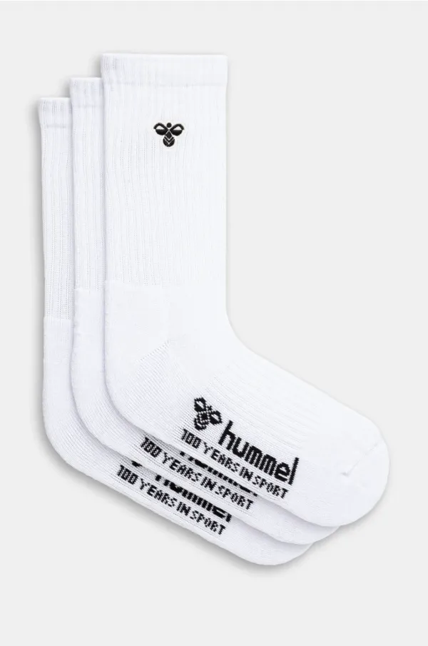 Hummel Čarape Hummel 3-pack boja: bijela, 225374
