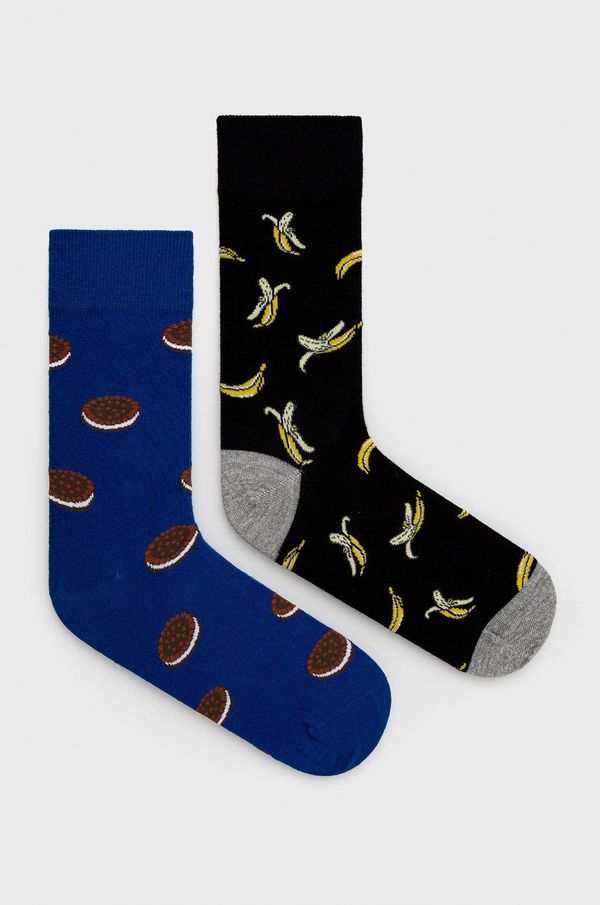 John Frank Čarape John Frank (2-pack) za muškarce, boja: crna