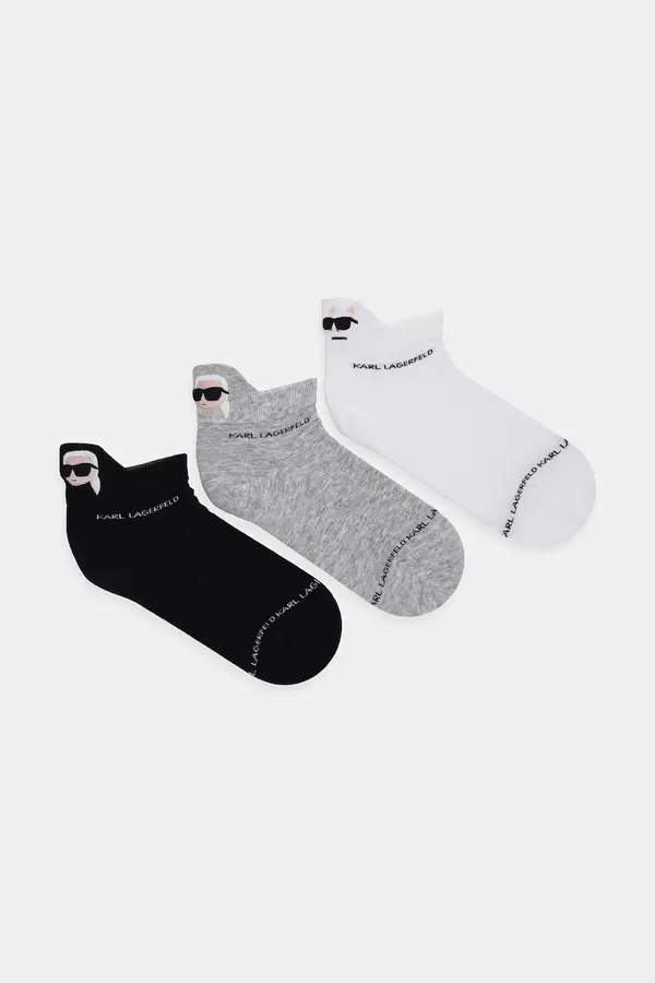 Karl Lagerfeld Čarape Karl Lagerfeld 3-pack  K/WEAVE