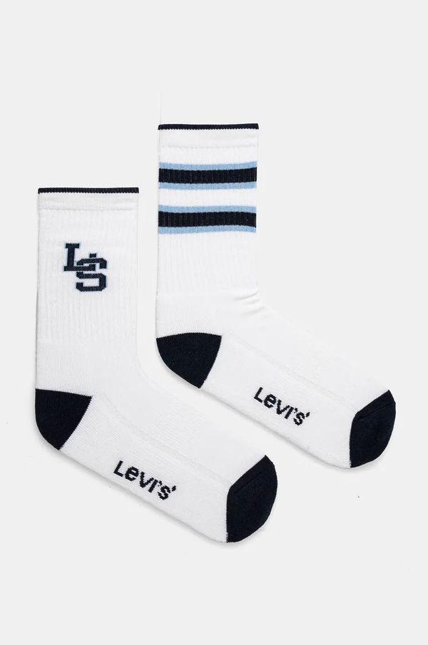 Levi's Čarape Levi's 2-pack boja: bijela, 37157-1163