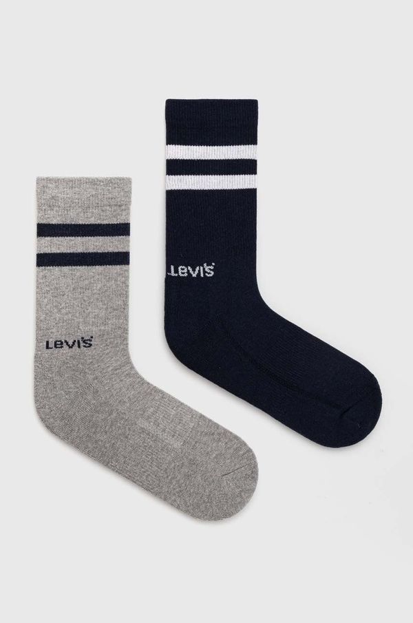 Levi's Čarape Levi's 2-pack boja: tamno plava