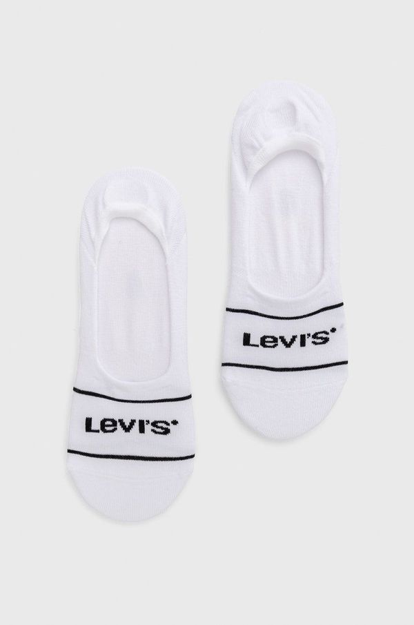 Levi's Čarape Levi's (2-pack) za muškarce, boja: bijela, 37157.0738-white