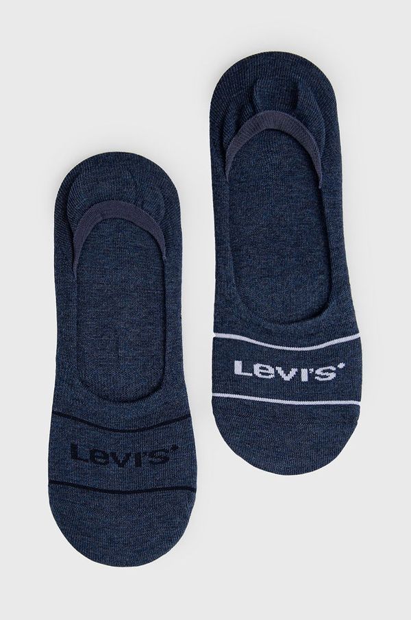 Levi's Čarape Levi's (2-pack) za muškarce, boja: tamno plava