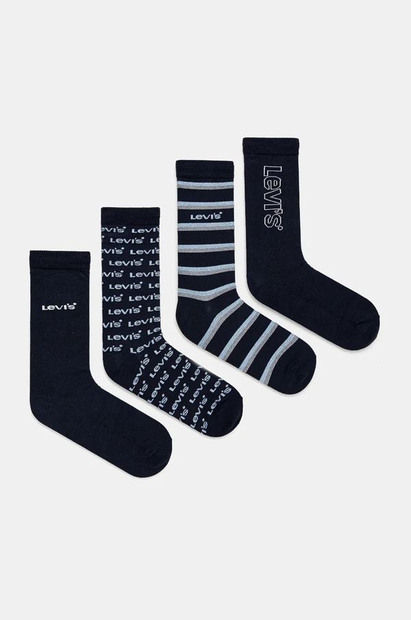 Levi's Čarape Levi's 4-pack boja: tamno plava, 37157-1168