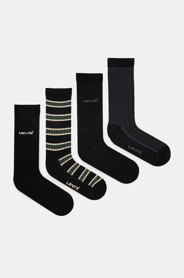 Levi's Čarape Levi's 4-pack boja: zelena, 37157-1166
