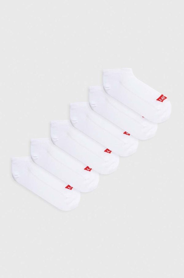 Levi's Čarape Levi's 6-pack boja: bijela