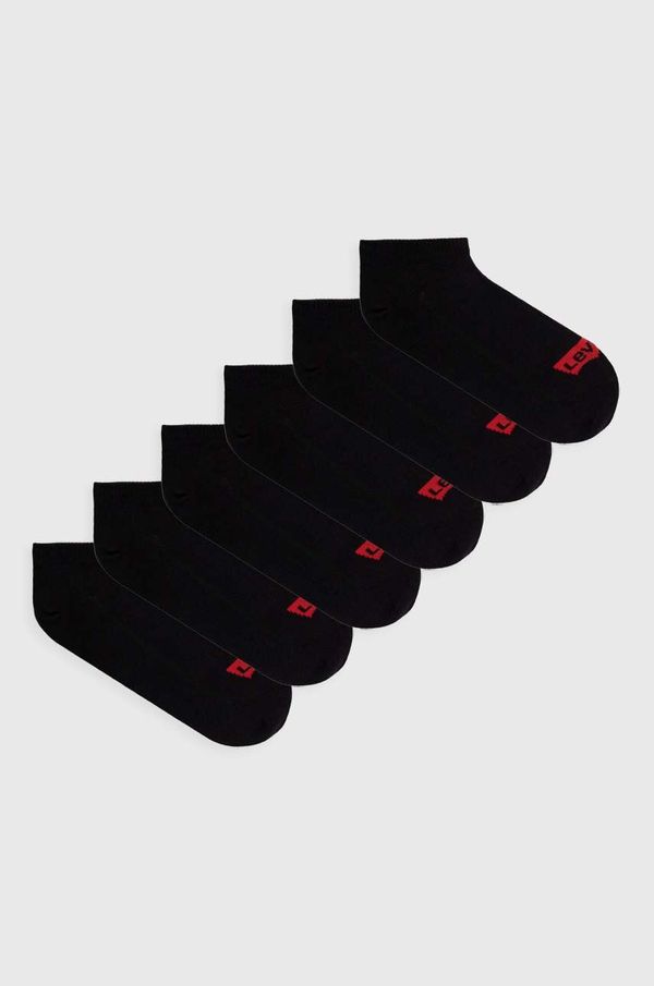 Levi's Čarape Levi's 6-pack boja: crna