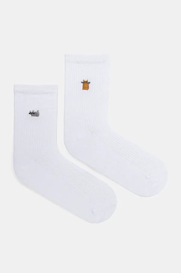 Medicine Čarape Medicine 2-pack za muškarce, boja: bijela