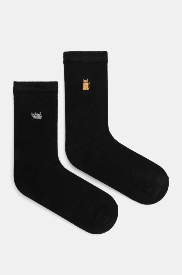 Medicine Čarape Medicine 2-pack za muškarce, boja: crna