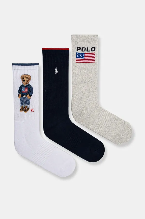 Polo Ralph Lauren Čarape Polo Ralph Lauren 3-pack za žene, boja: tamno plava, 455968680