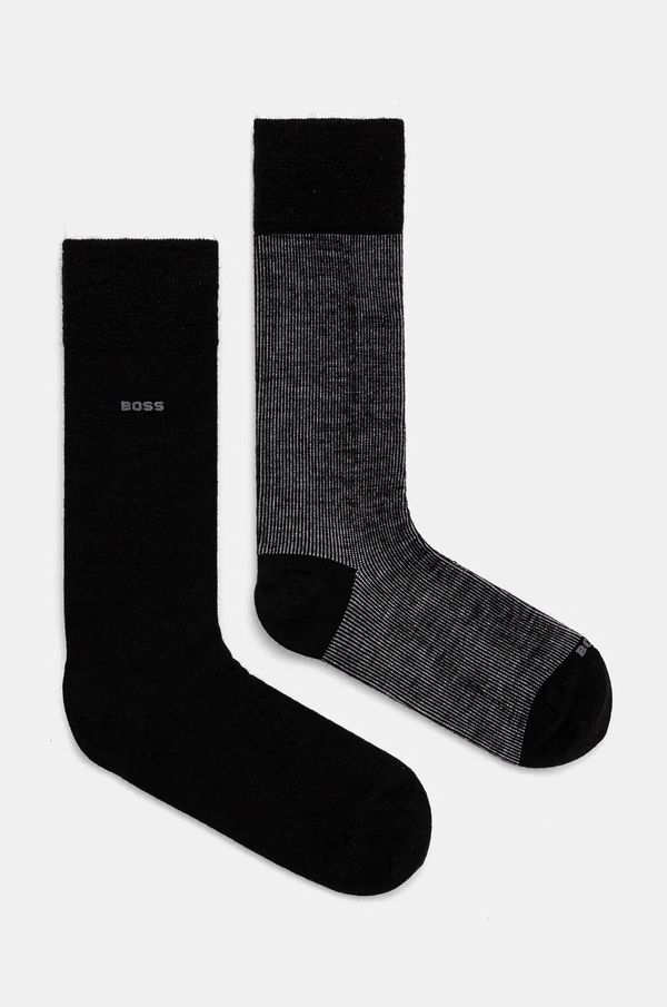Boss Čarape s dodatkom vune BOSS boja: crna, 50524317
